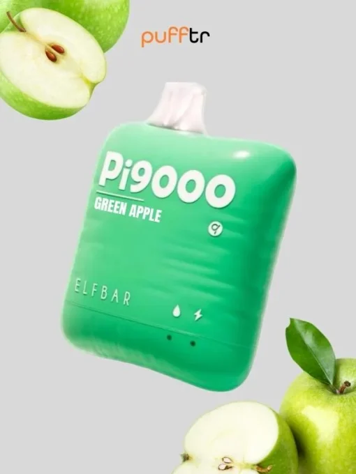 elfbar-pi9000-green-apple